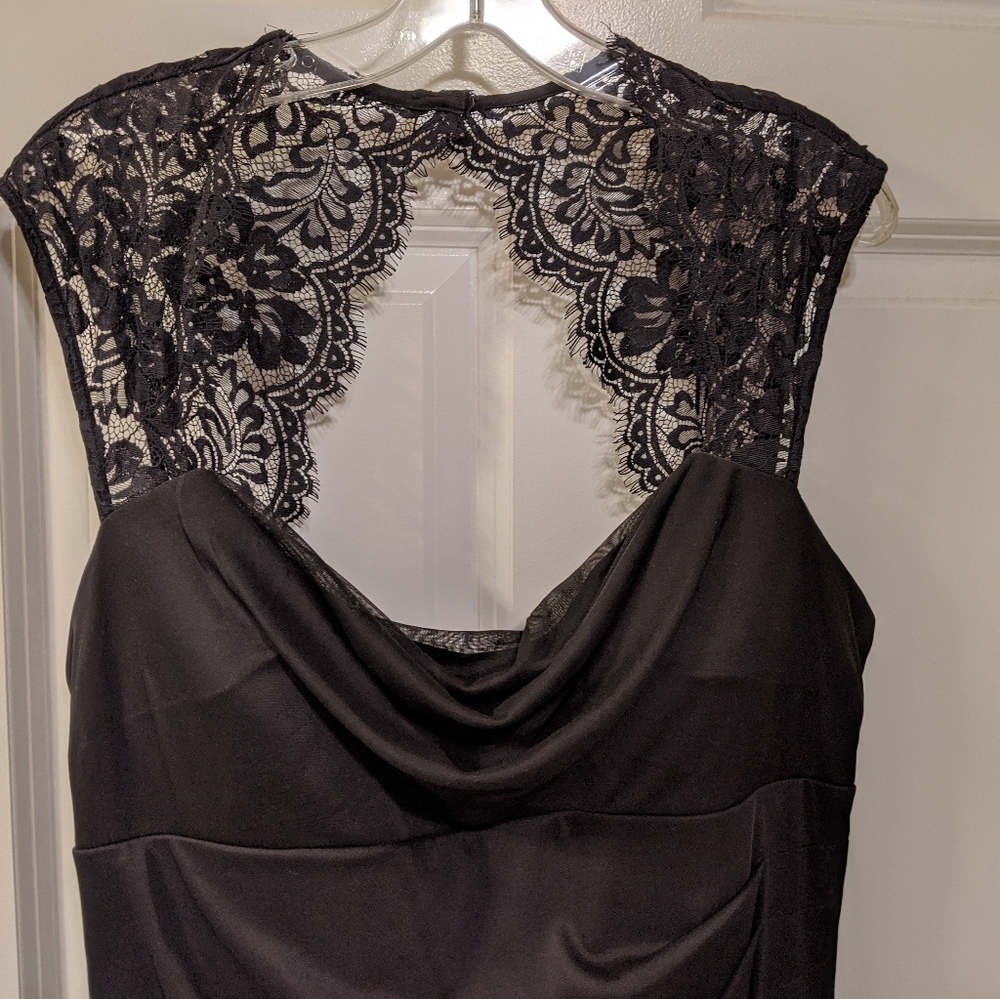 Black evening dress